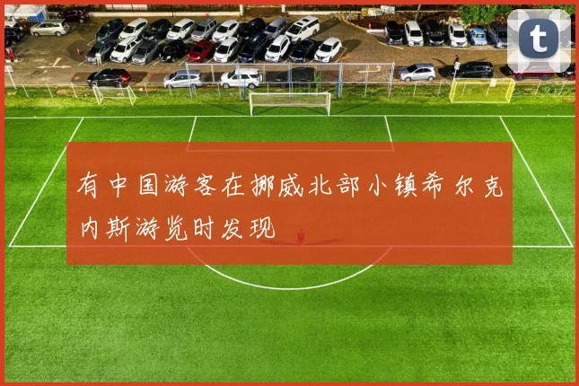 有中国游客在挪威北部小镇希尔克内斯游览时发现